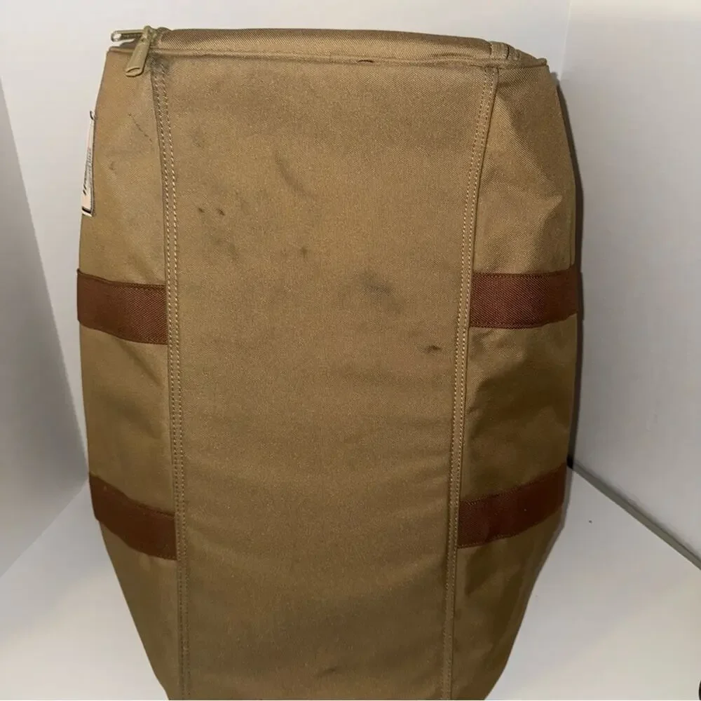 HERSCHEL Novel 42.5L Duffle Bag - Dried Herb Stylish Tan and Brown Men's